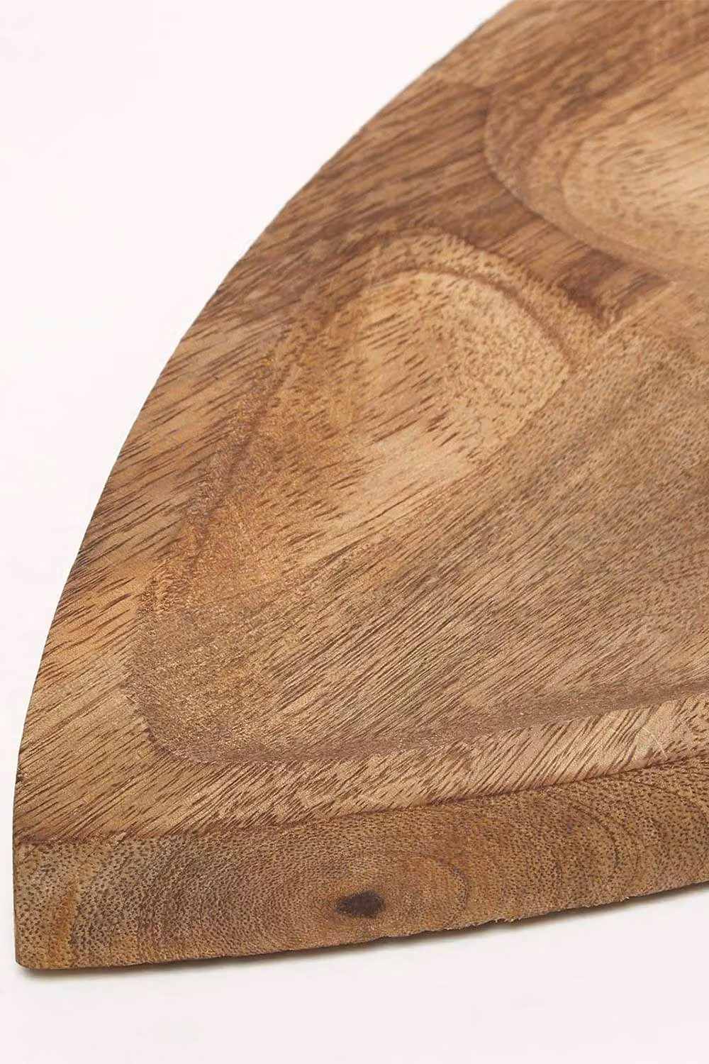 Homescapes Boat Decorative Mango Wood Serving Platter in Brown – 3