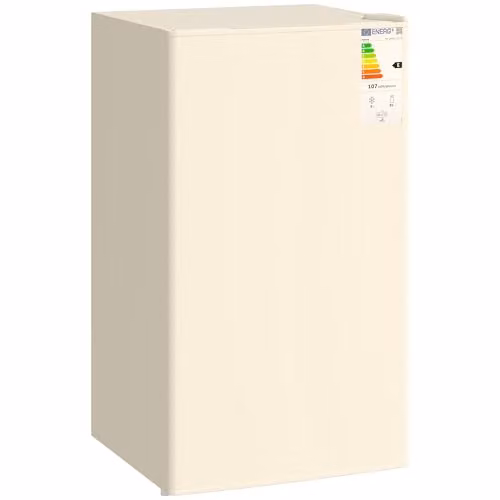 HOMCOM 91L Under Counter Fridge with Reversible Door and Fresh Zone, Beige