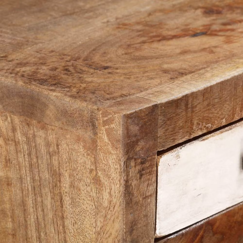 Berkfield Home Industrial Drawer Cabinet in Brown Solid Reclaimed Wood, W/D/H: 45 x 30 x 105 cm – 4