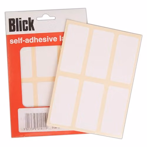 Blick White Self Adhesive Address Labels, Rectangular, 240 Pack – 1