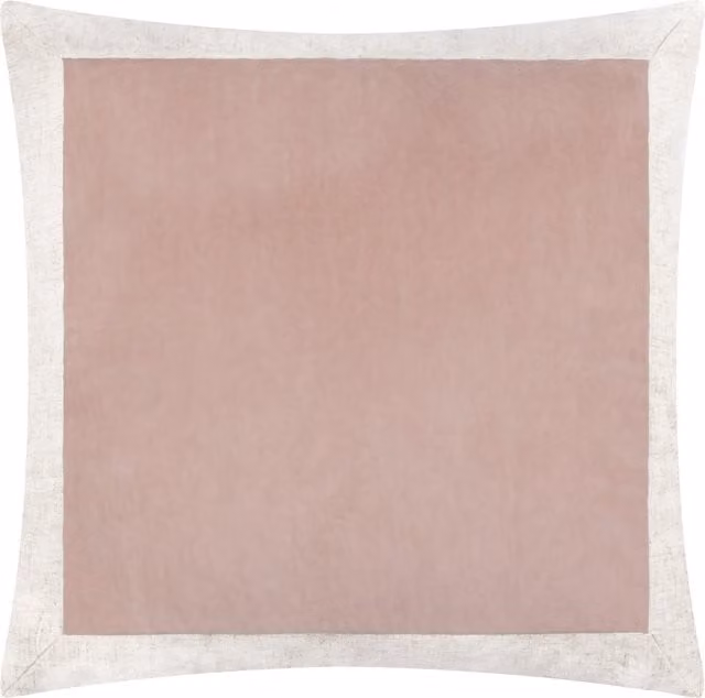 Auden Matte Velvet Cushion in Dusty Rose with Feather Filling