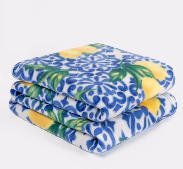 Dreamscene Blue Fleece Polyester Childrens Throw Blanket Bulk Pack
