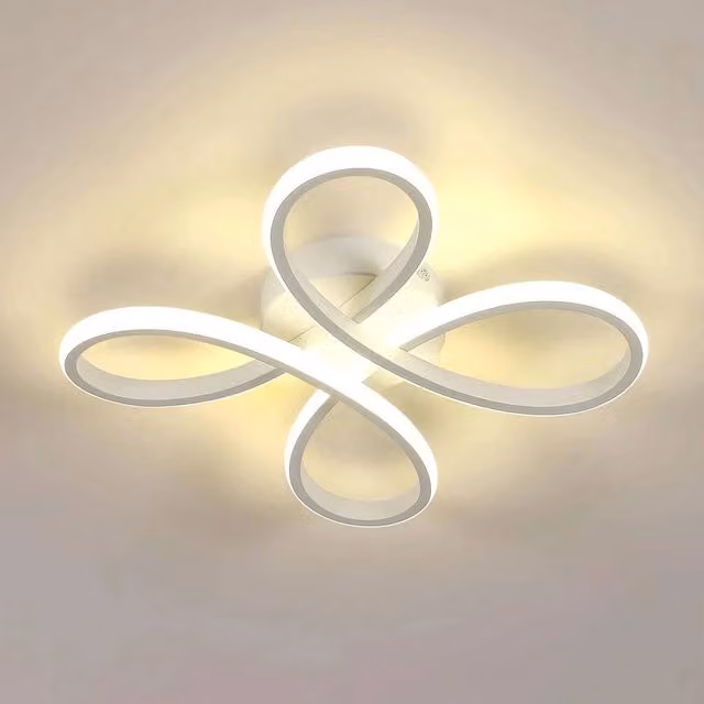 Nordara Modern White LED Ceiling Light, 30W, 3375LM