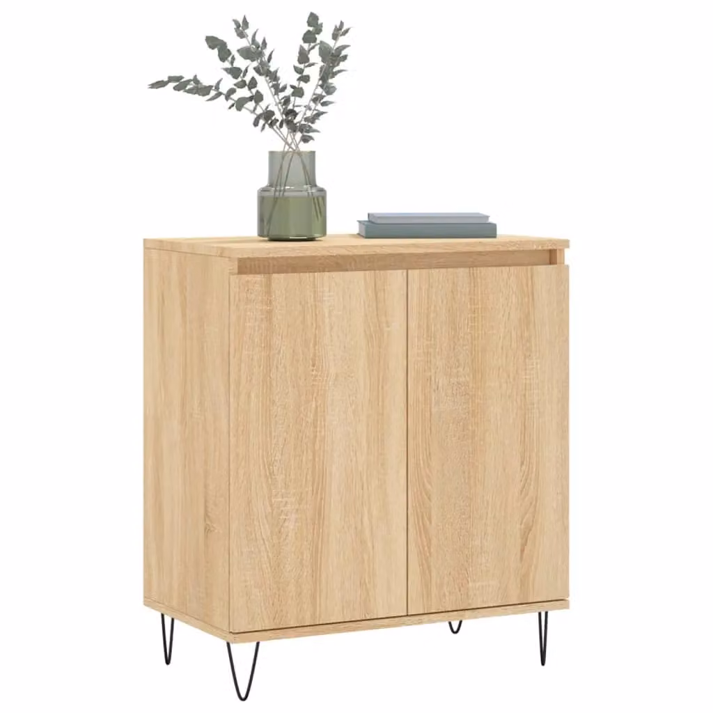 Berkfield Home Sonoma Oak Sideboard in Brown, W/D/H: 60 x 35 x 70 cm – 2