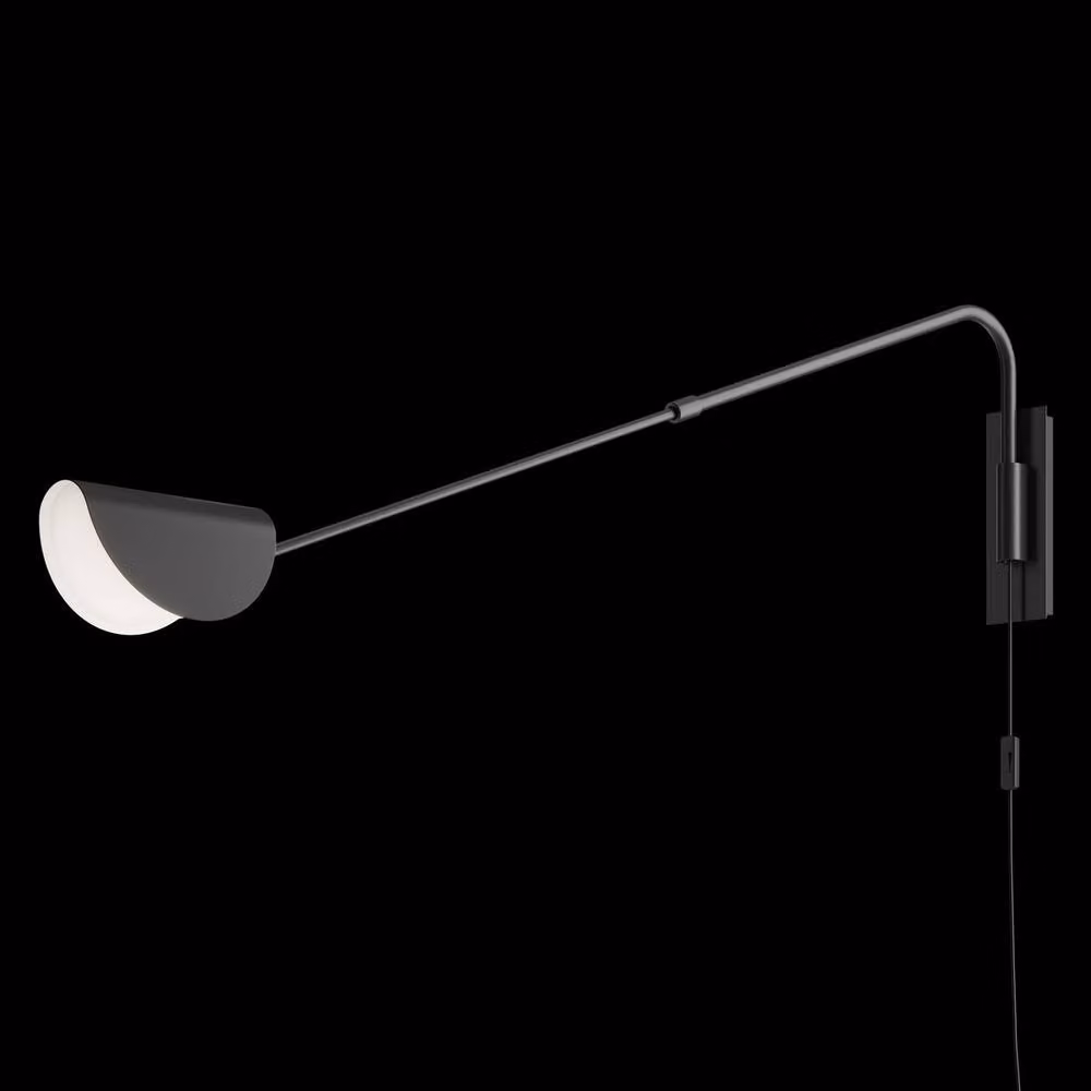 Maytoni Mollis Modern Black Metal Wall Lamp with G9 Socket – 2