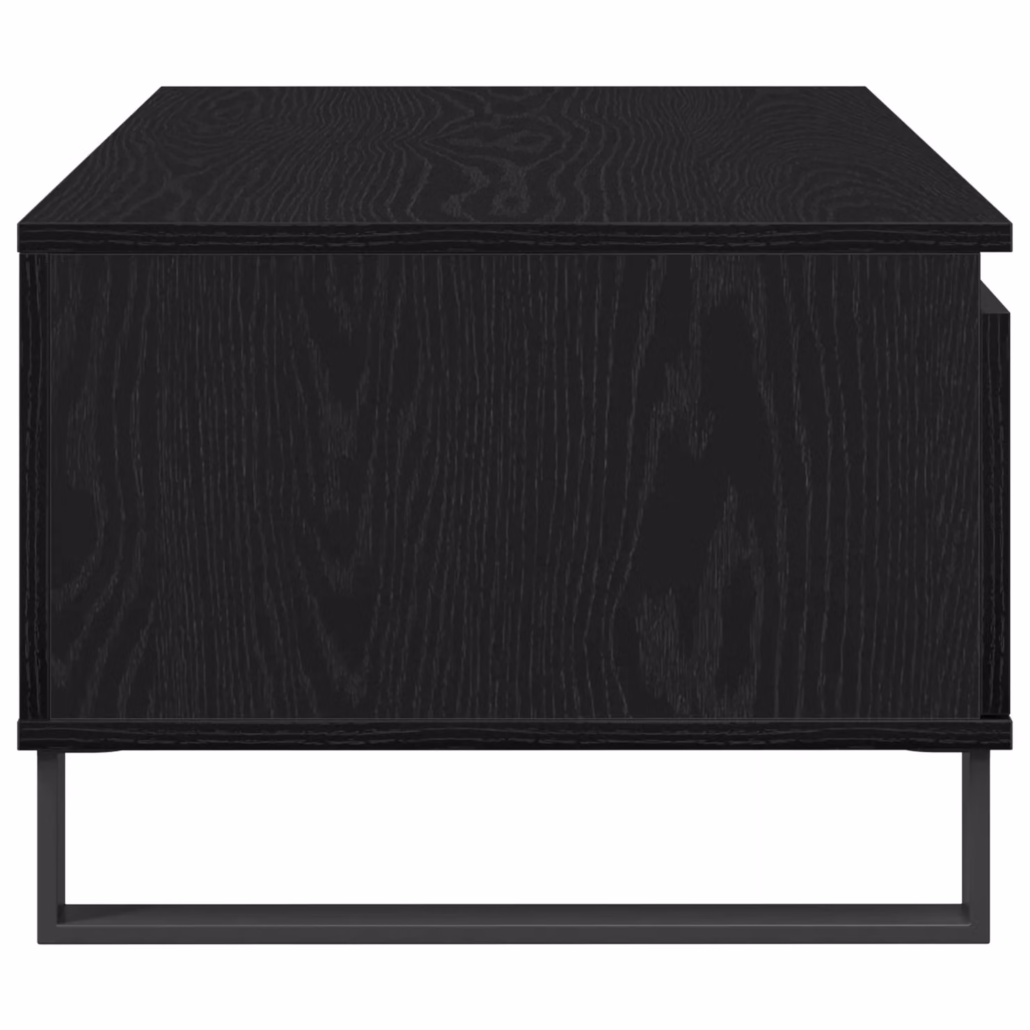Berkfield Home Modern Black Oak Coffee Table, W: 90 cm, D: 50 cm, H: 36 cm – 3