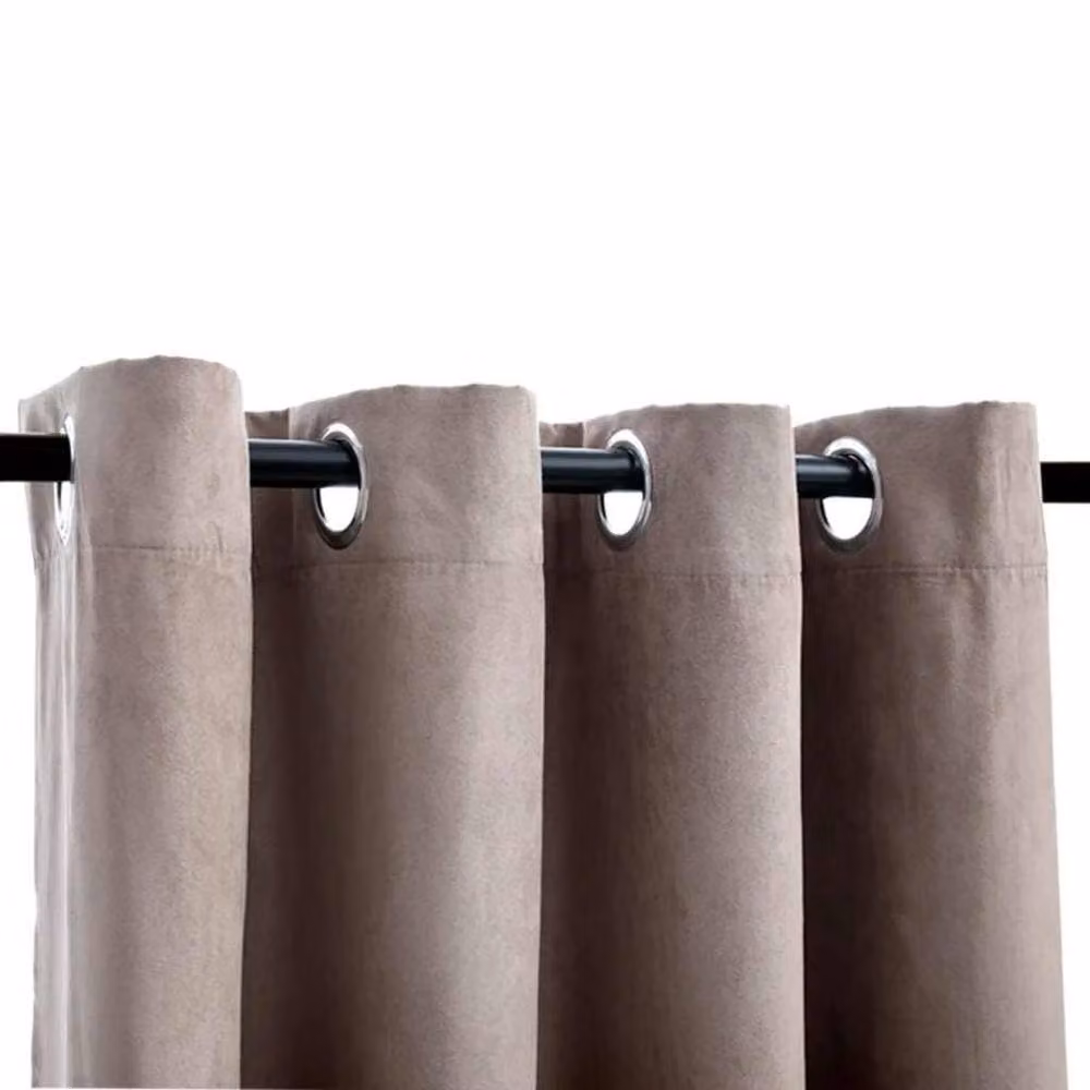Berkfield Home Blackout Curtains with Eyelets, 2 Pack, Beige, W: 140 cm, H: 225 cm – 3