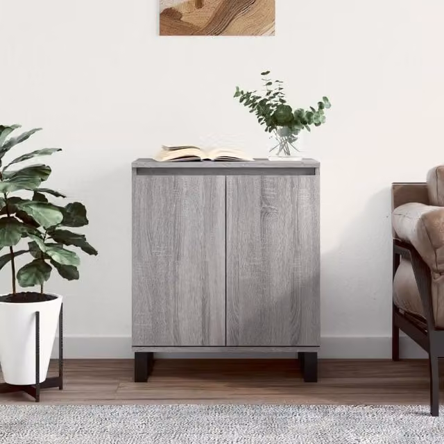 Berkfield Home Grey Sonoma Sideboard W/D/H: 60 x 35 x 70 cm