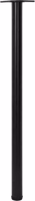 Berkfield Home Sturdy Iron Height Adjustable Table Legs, Black, Height: 110 cm