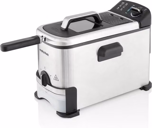 Morphy Richards Filter Pro Deep Fat Fryer with Cold Zone, 3L, Silver