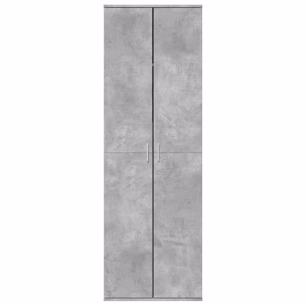 Berkfield Home Modern Highboard in Concrete Grey, W/D/H: 60 x 35 x 180 cm – 2