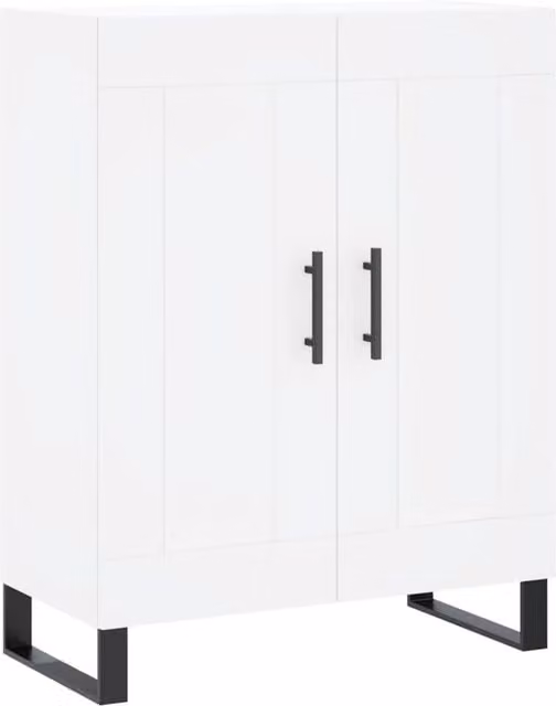 Berkfield Home Classic White Sideboard, W/D/H: 69.5 x 34 x 90 cm
