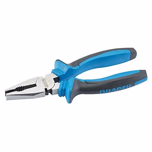 Draper 44138 Soft Grip Combination Pliers, Blue