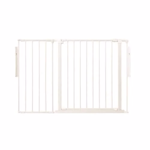 Safetots Premium Multi Panel Room Divider with Swing Door, White, Width: 115 cm, Height: 70 cm – 1