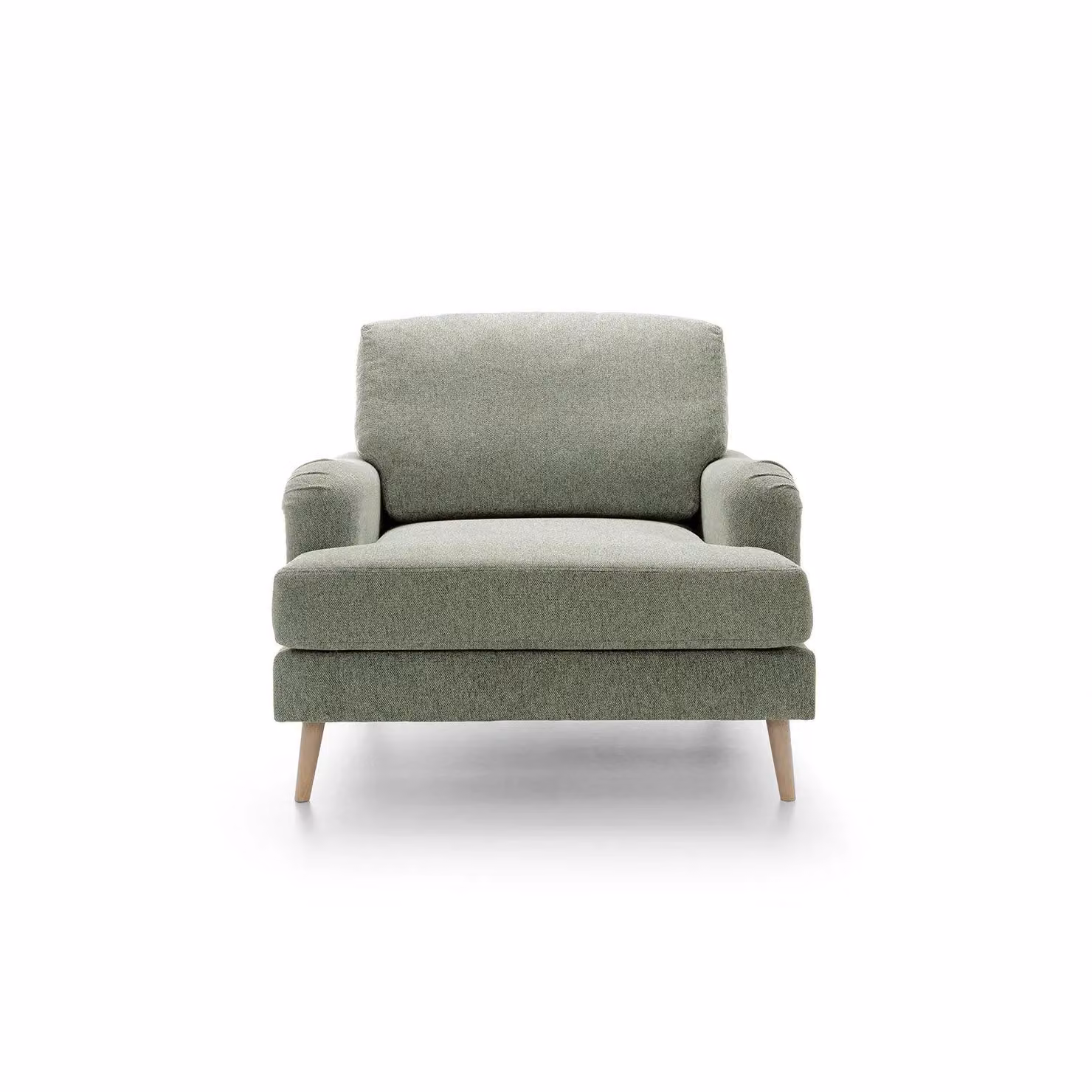 Abakus Direct Harper Armchair in Green Chenille Fabric – 2