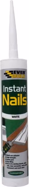 Everbuild Instant Nails Solvent Free White Water Based Dispersion Adhesive 290ml