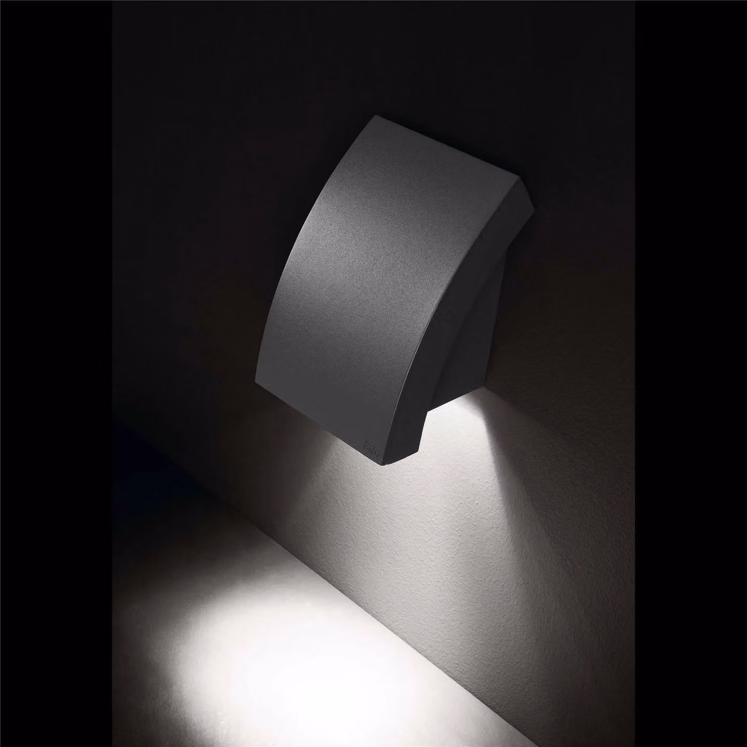 Netlighting Proa Modern Outdoor Wall Light in Dark Grey, IP44, GU10 – 2