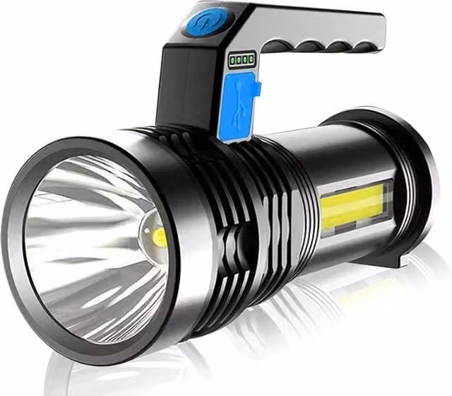 NESTLUNE Black USB Rechargeable LED Tabletop Lamp