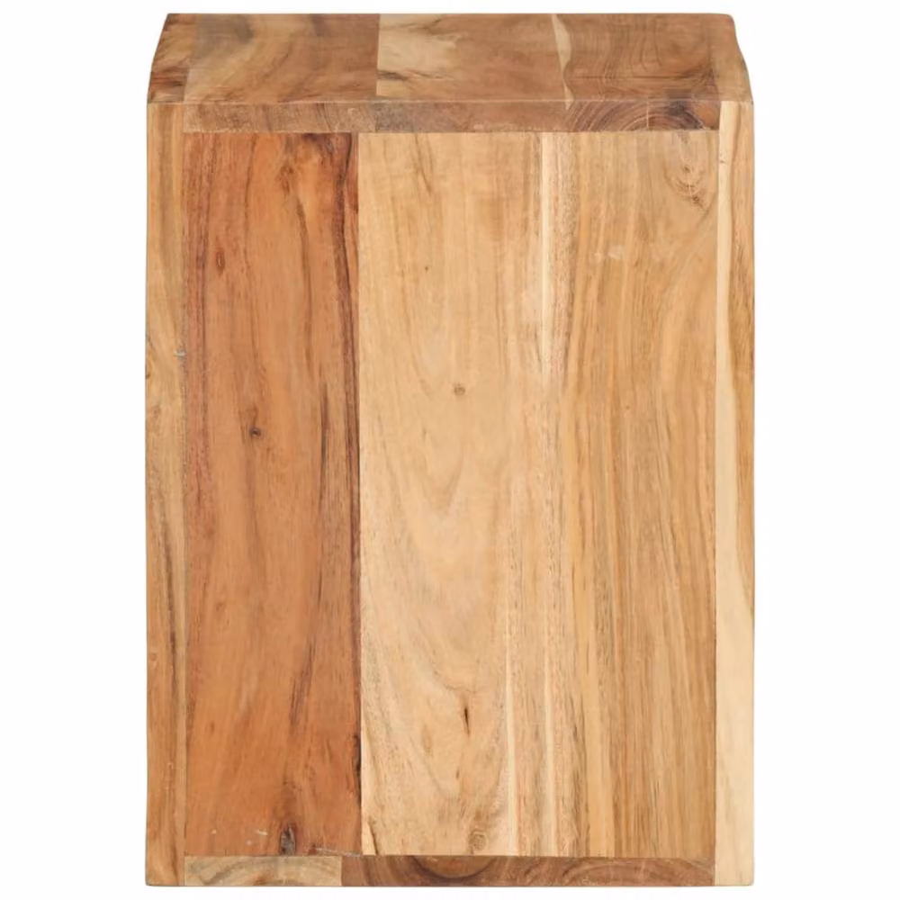 Berkfield Home Acacia Wood Stool in Brown, W/D/H: 40 x 30 x 40 cm – 3