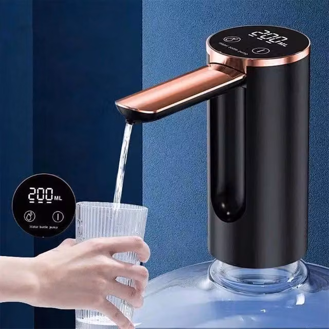 Kelvenix Black Automatic Electric Water Gallon Pump Drink Dispenser
