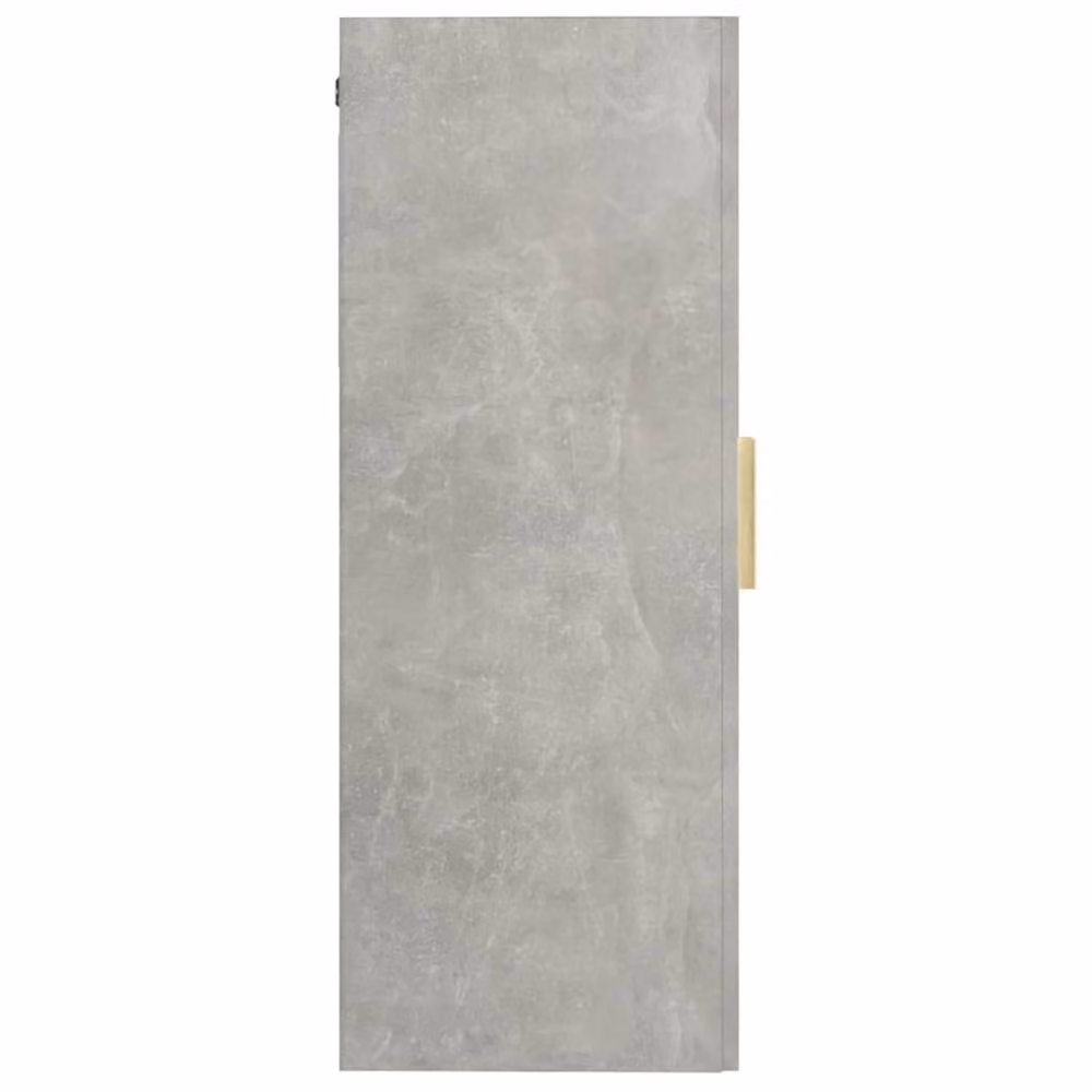 Berkfield Home Hanging Wall Cabinet in Concrete Grey, W: 69.5 cm, D: 34 cm, H: 90 cm – 2