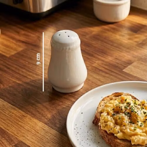 Orsina White Porcelain Pepper Shaker – 2