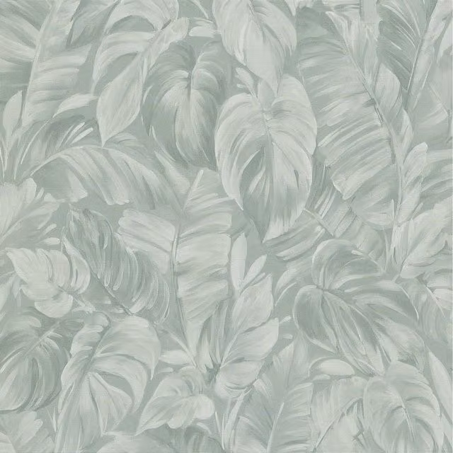 Erismann Botanical Floral Green Non-Woven Vinyl Wallpaper Roll