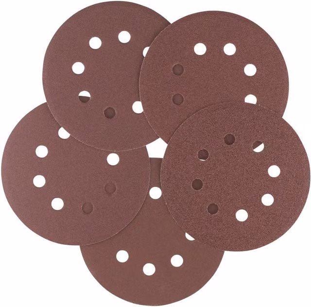 IRWIN Random Orbital Sander Sanding Discs, Multicolour and Brown – 1