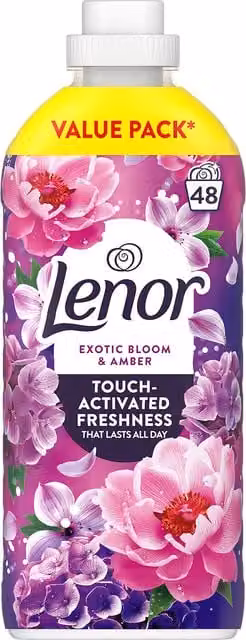 Lenor Touch Activated Freshness Fabric Conditioner Exotic Bloom and Amber