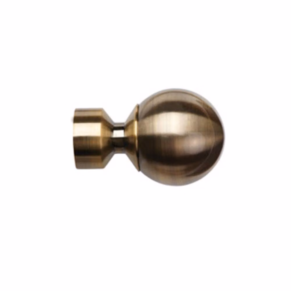 New Edge Blinds 28mm Metal Eyelet Curtain Pole Set with Met Ball Finial, 100 cm – 2