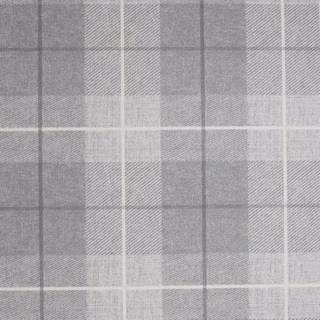 Arthouse Country Tartan Textured Grey Checked Vinyl Wallpaper Roll