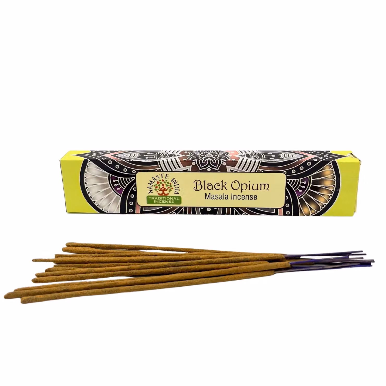 KDMD Namaste Mandala Masala Incense Sticks in Black Opium, Multicolour – 3
