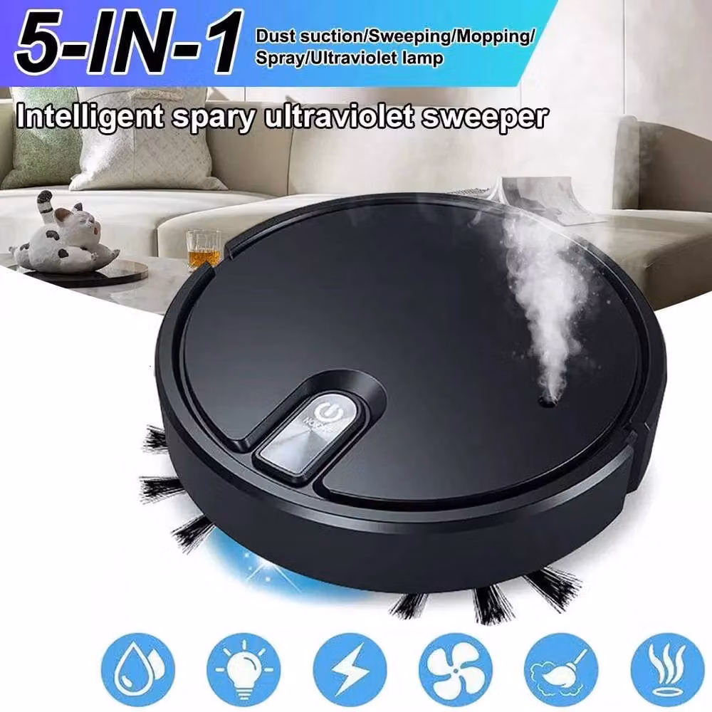SPETLEK Smart Robot Vacuum Cleaner Automatic Sweeper in Black – 2