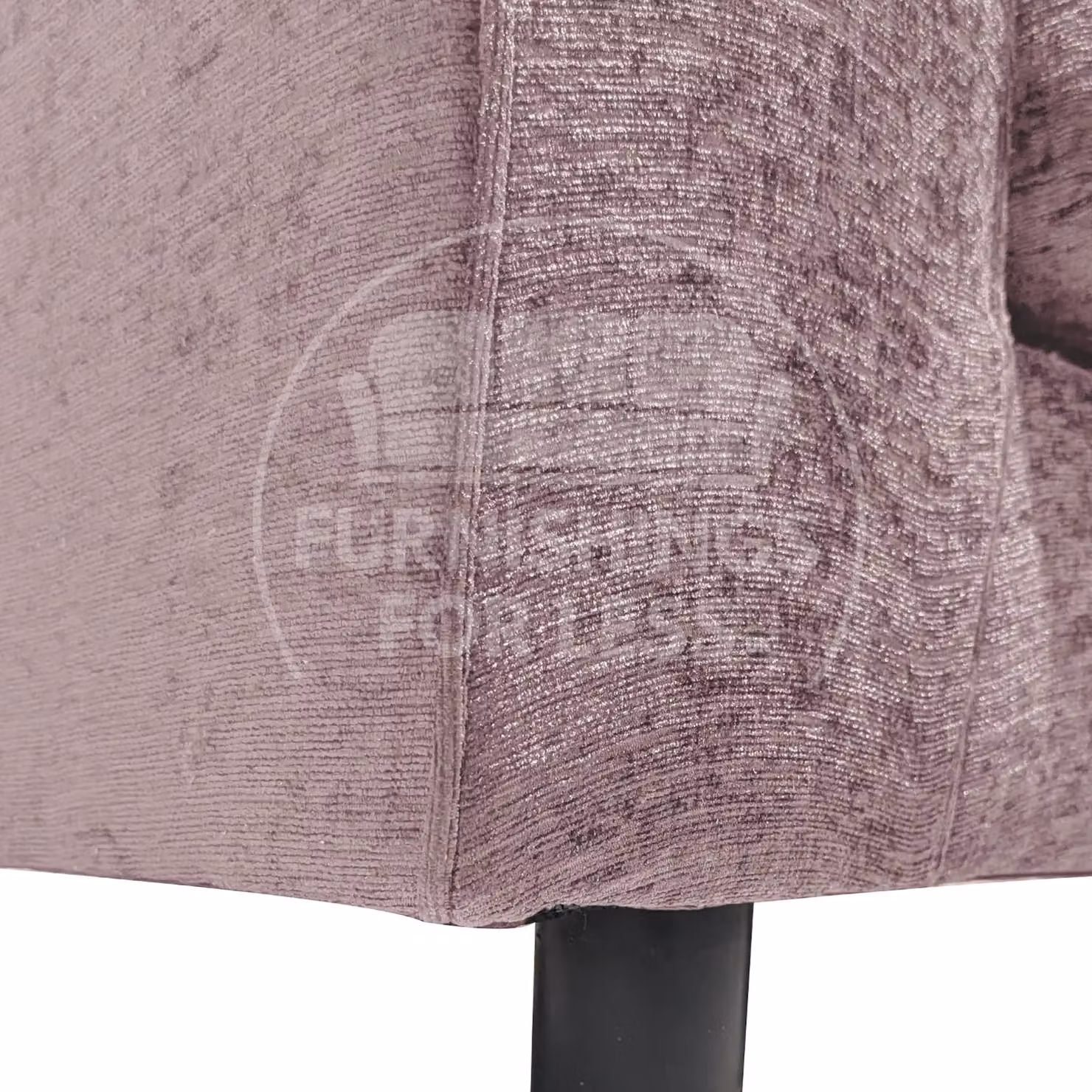 Furnishings For Less UK Monaco Pink Chenille Fabric 4 Seater Curved Arm Sofa with Scatter Back and Removable Covers – 2