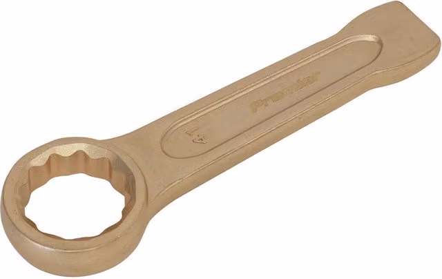 Loops Non-Sparking Beryllium Copper 41mm Ring End Slogging Spanner with Short Profile Striking End