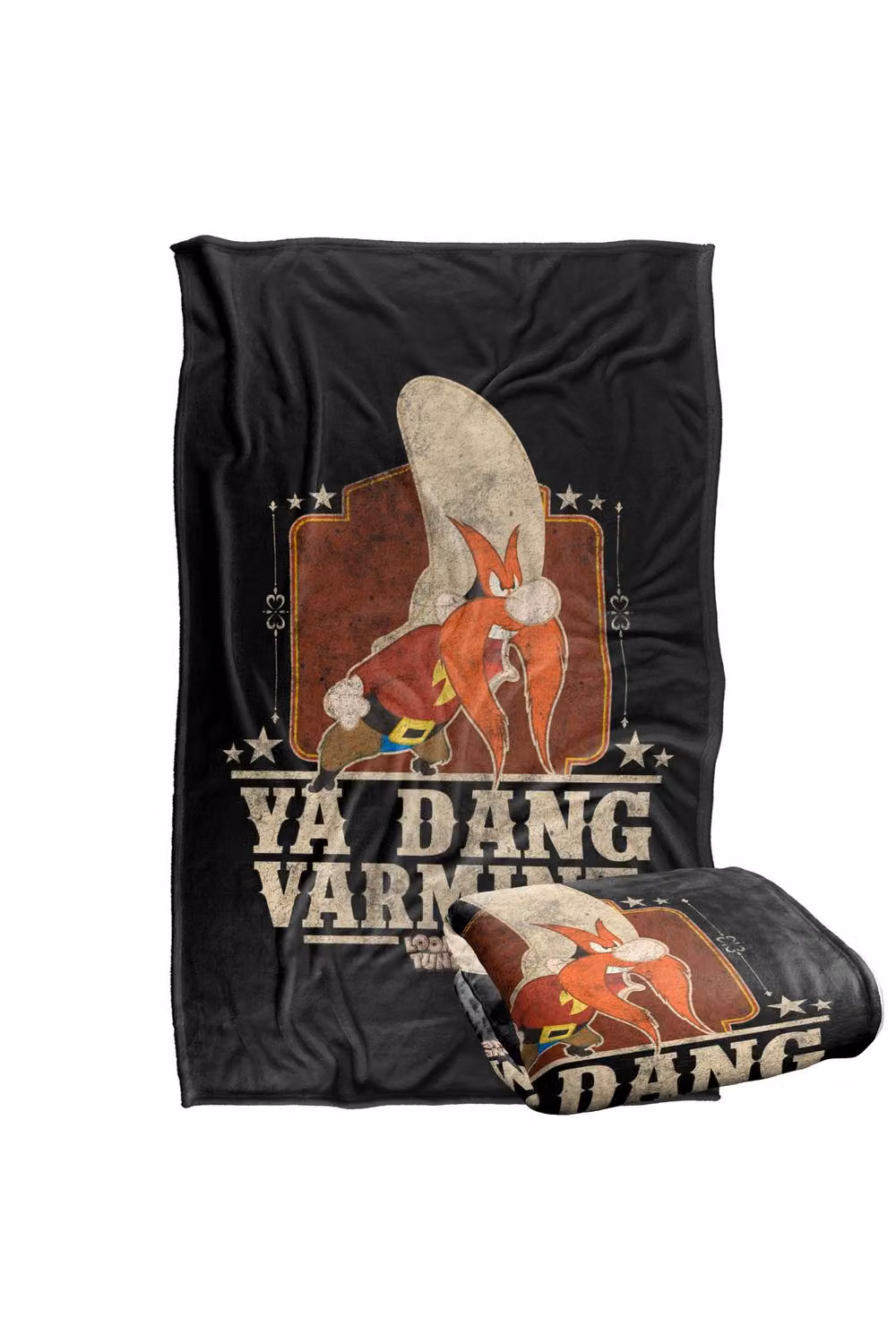 Warner Bros. Looney Tunes Yosemite Sam Varmint Super Soft Fleece Throw Blanket, Multicolour, W/D/H: 91 x 147 cm – 7