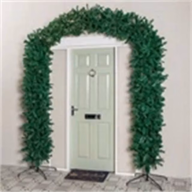 Nordara Plain Green Christmas Tree Arch, Height: 100 cm