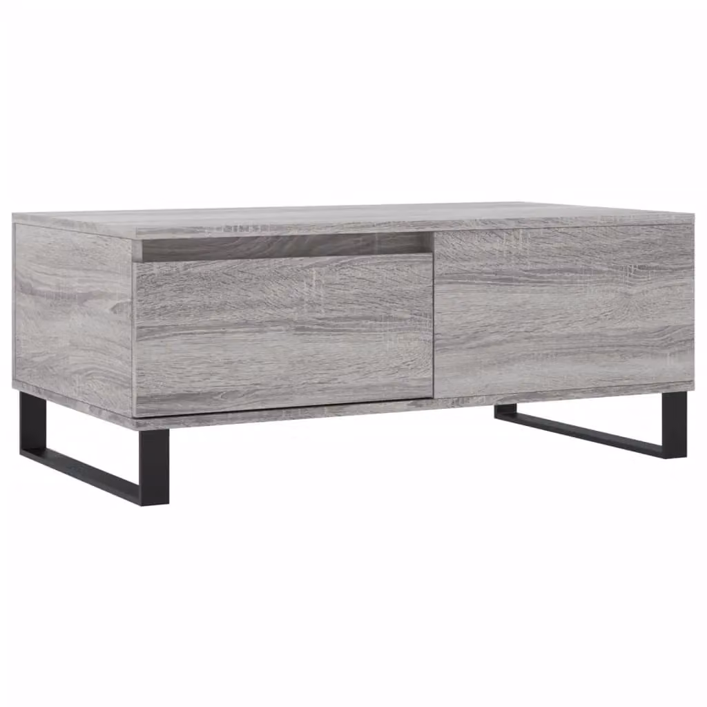 Berkfield Home Grey Sonoma Coffee Table, W: 90 cm, D: 50 cm, H: 36.5 cm – 2