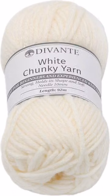 Divante Chunky Yarn in White