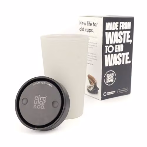Circular & Co Reusable Coffee Mug, 355ml, Black – 4