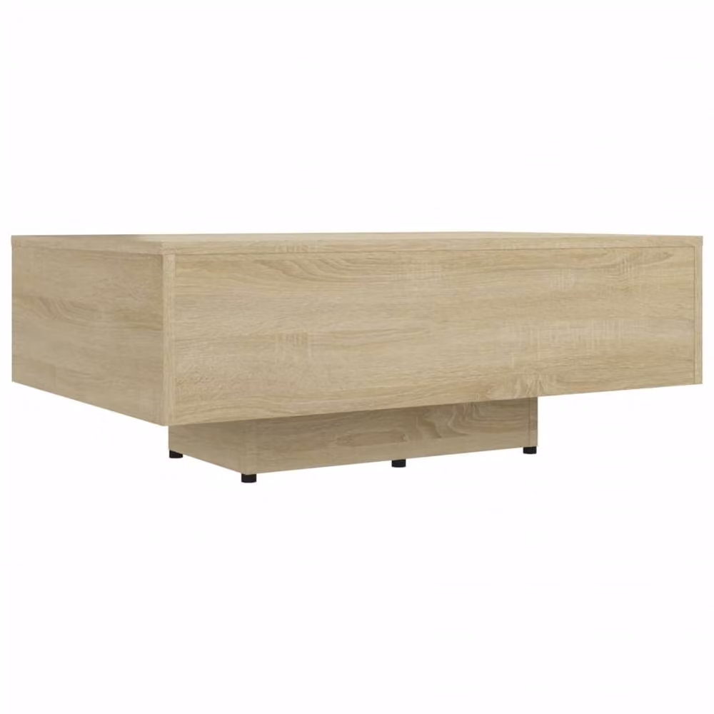 Berkfield Home Modern Rectangular Coffee Table in Sonoma Oak, W/D/H: 85 x 55 x 31 cm – 2