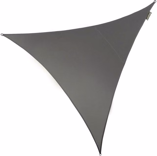 Primrose Dark Grey Triangle Waterproof Patio Sun Shade Canopy with 98% UV Block and UPF 50+ Protection