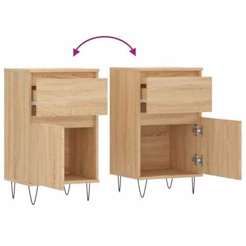 vidaXL Sideboard in Brown, W/D/H: 40 x 35 x 70 cm – 3