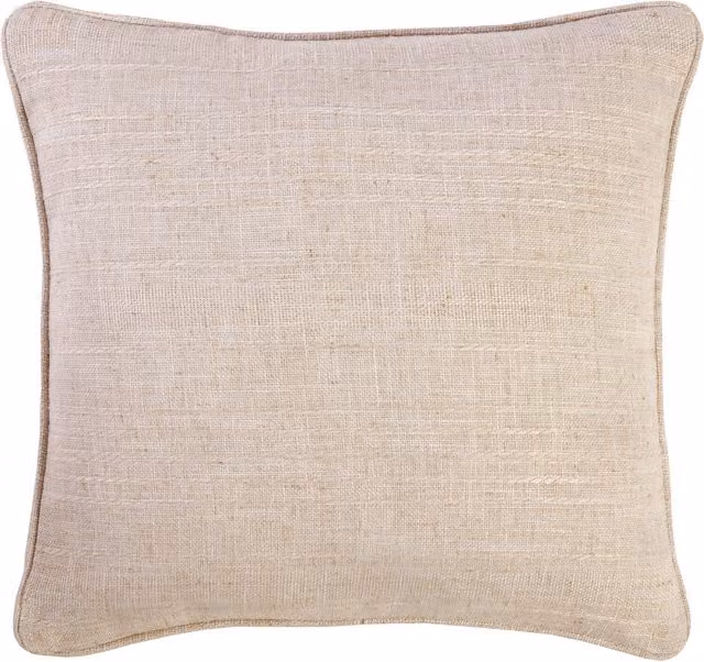 Divante Winslow Striped Square Cushion in Beige