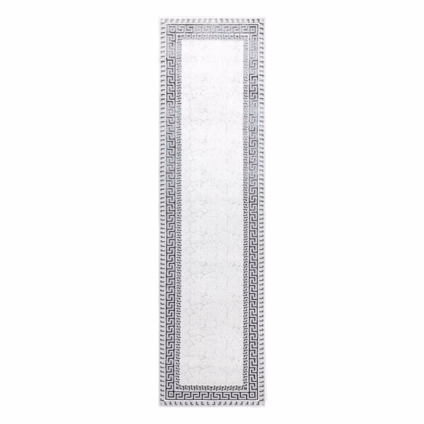 RugsX Allure Geometric Modern Runner in White, W/D/H: 60 x 200 cm – 2