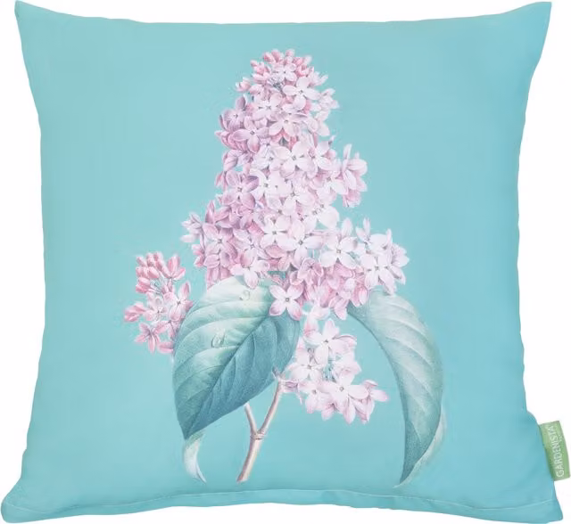 Gardenista Country Floral Green Outdoor Scatter Cushion with Removable Washable Polyester Cover