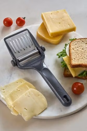 Zyliss Dial & Slice Adjustable Stainless Steel Cheese Slicer in Grey – 3
