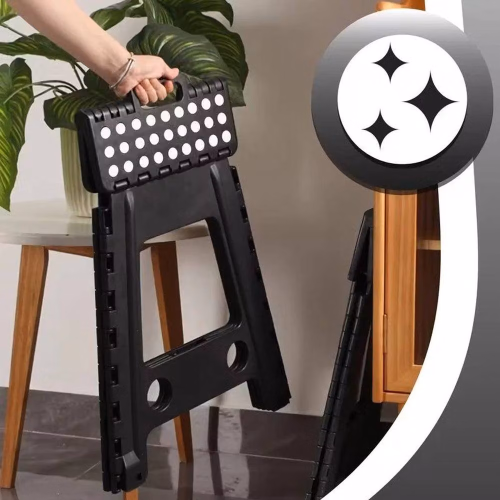 PAWNORA Black Anti Slip Folding Step Stool – 6