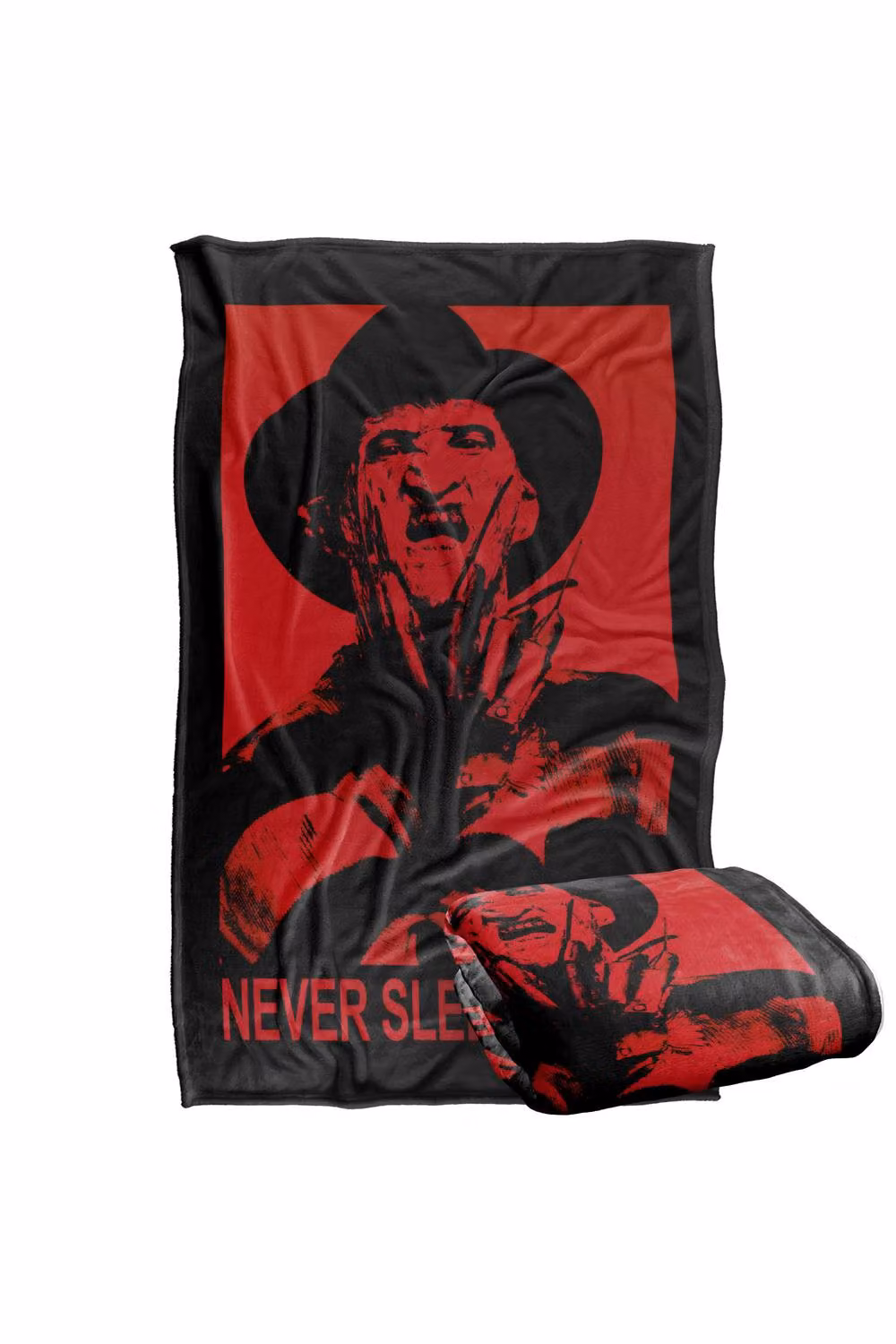 Warner Bros. Nightmare On Elm Street Never Sleep Again Super Soft Silky Touch Throw, Multicolour, Extra Large – 2