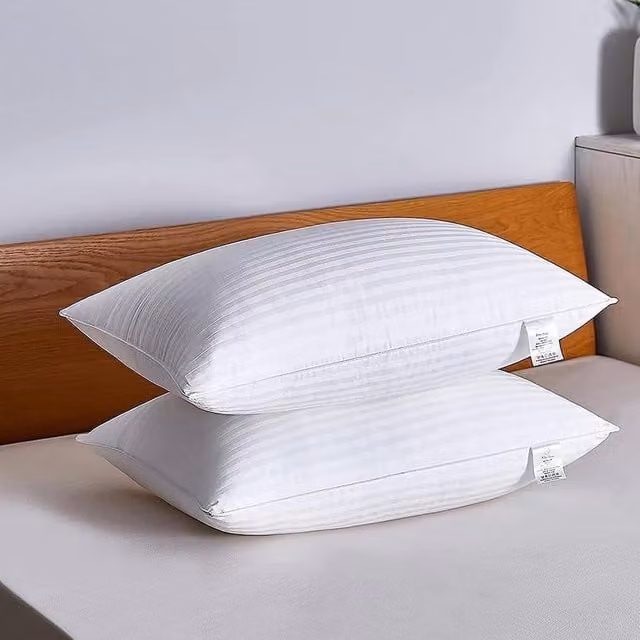 VOGREX Pack of 2 White Hollow Fibre Side Sleeper Hotel Quality Microfibre Bed Pillows